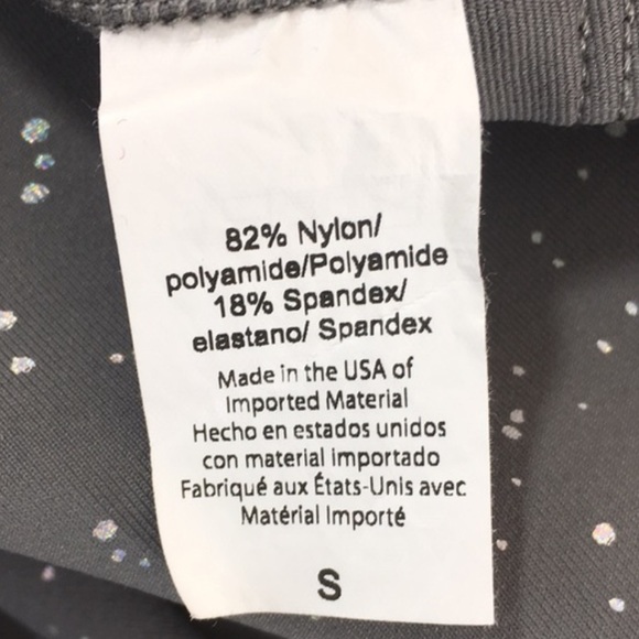 Beyond Yoga Gray Paint Splatter Leggings Tank Top Set Womens Small Gym Workout - Picture 16 of 16